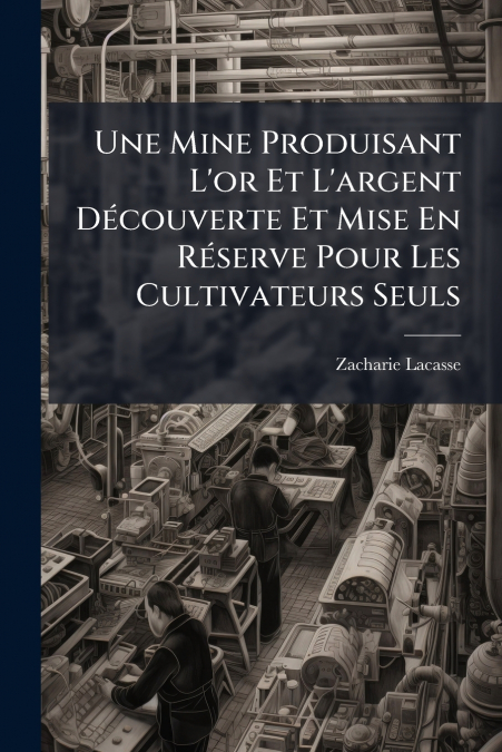 Une Mine Produisant L’or Et L’argent Découverte Et Mise En Réserve Pour Les Cultivateurs Seuls