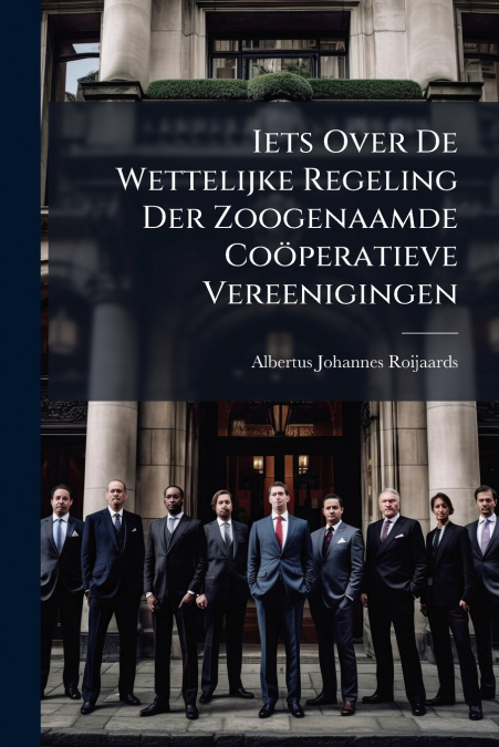Iets Over De Wettelijke Regeling Der Zoogenaamde Coöperatieve Vereenigingen