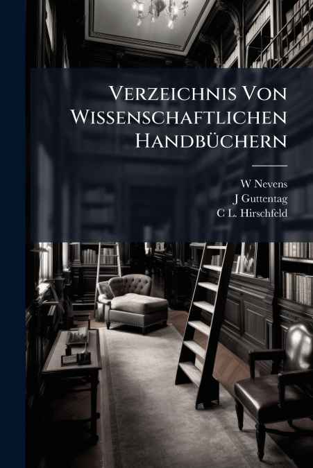 Verzeichnis Von Wissenschaftlichen Handbüchern