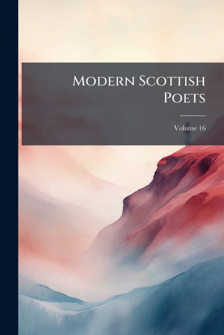 Modern Scottish Poets