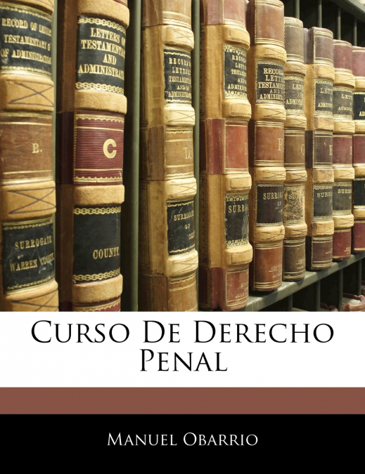 Curso De Derecho Penal