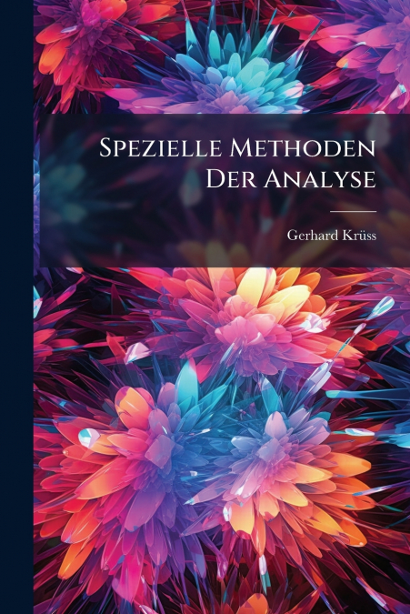 Spezielle Methoden Der Analyse