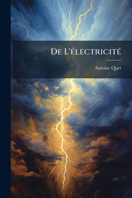 De L’électricité