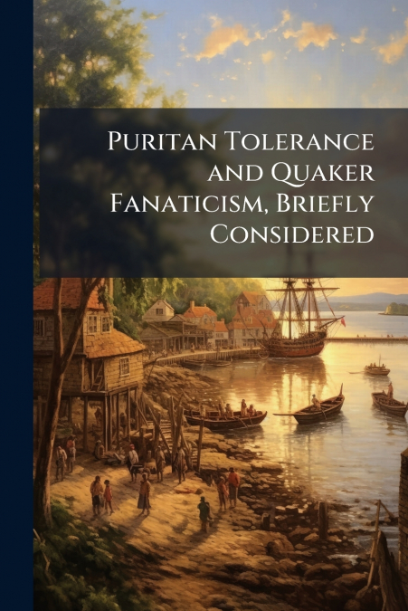Puritan Tolerance and Quaker Fanaticism, Briefly Considered
