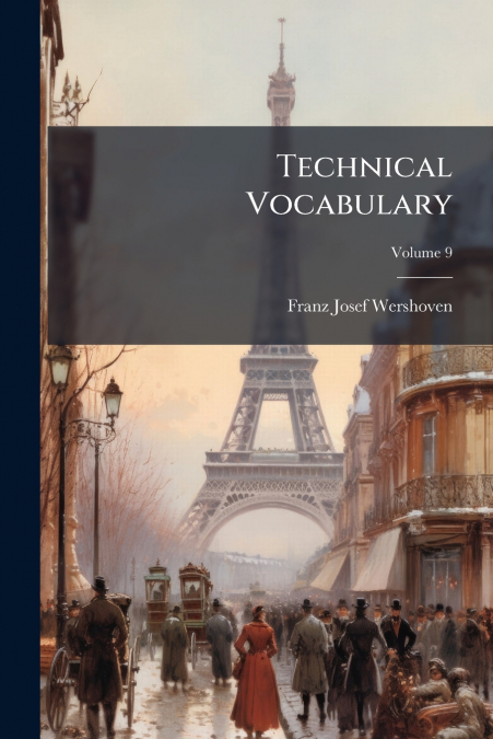 Technical Vocabulary