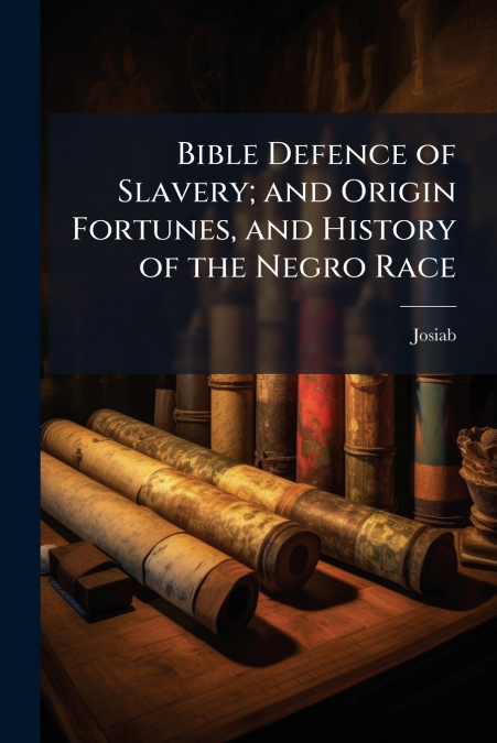 Bible Defence of Slavery; and Origin Fortunes, and History of the Negro Race