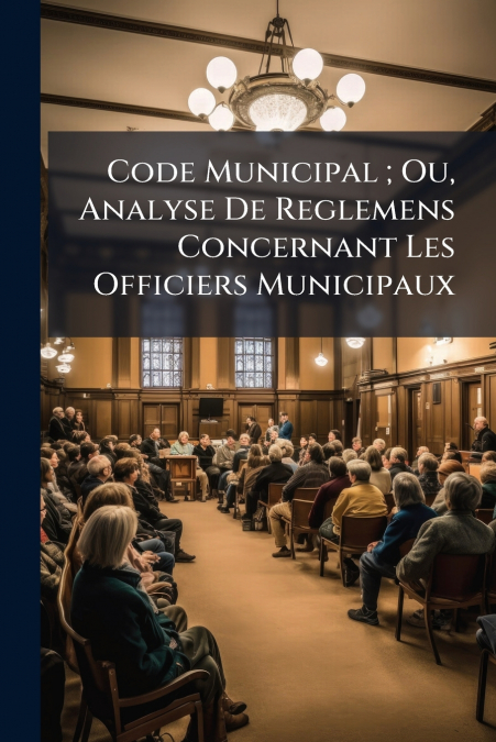 Code Municipal ; Ou, Analyse De Reglemens Concernant Les Officiers Municipaux