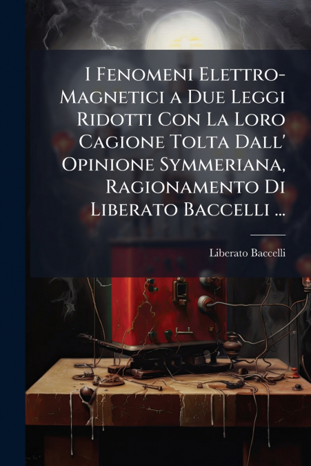 I Fenomeni Elettro-Magnetici a Due Leggi Ridotti Con La Loro Cagione Tolta Dall’ Opinione Symmeriana, Ragionamento Di Liberato Baccelli ...