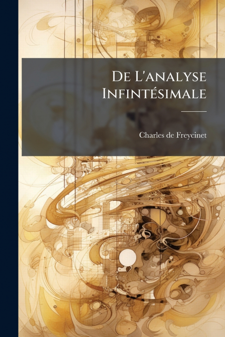 De L’analyse Infintésimale