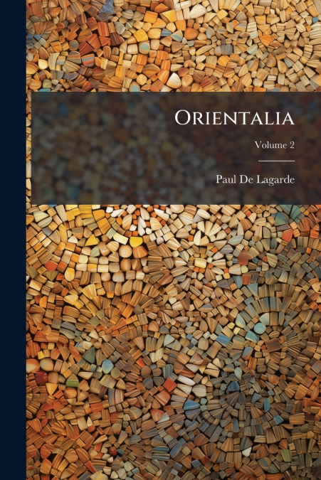 Orientalia; Volume 2