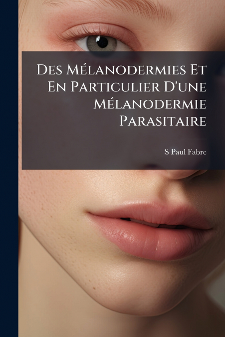 Des Mélanodermies Et En Particulier D’une Mélanodermie Parasitaire