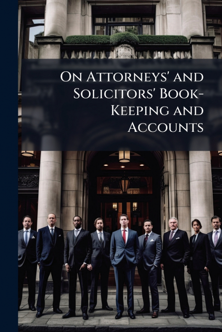 On Attorneys’ and Solicitors’ Book-Keeping and Accounts