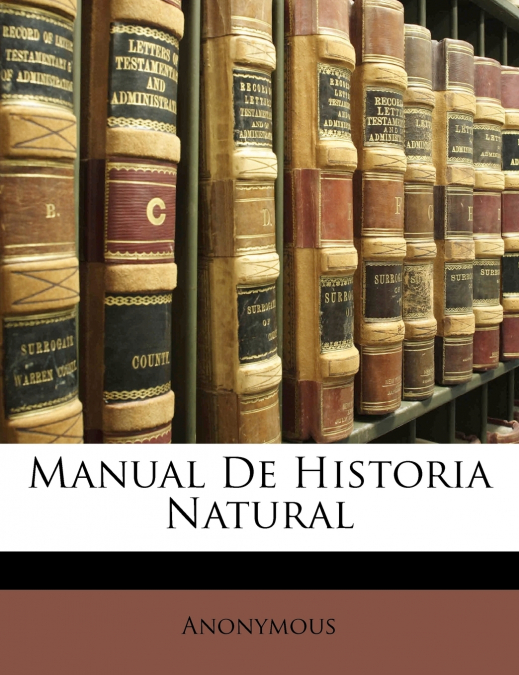 Manual De Historia Natural