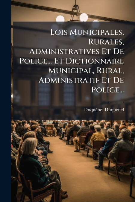 Lois Municipales, Rurales, Administratives Et De Police... Et Dictionnaire Municipal, Rural, Administratif Et De Police...