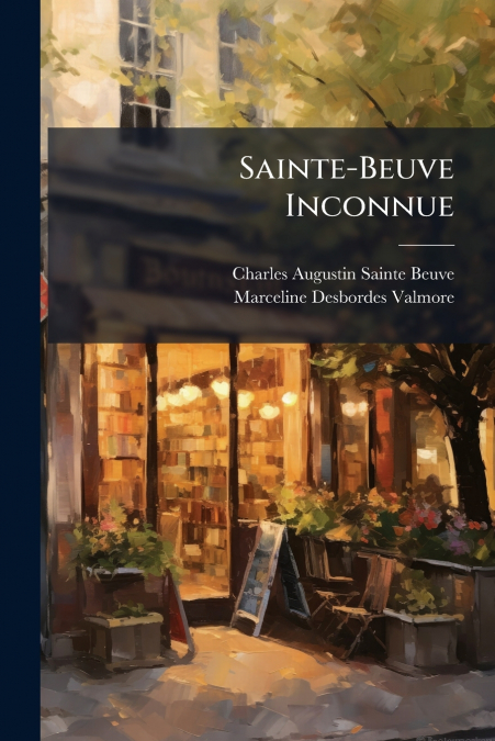 Sainte-Beuve Inconnue