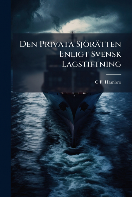 Den Privata Sjörätten Enligt Svensk Lagstiftning