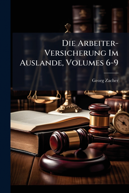 Die Arbeiter-Versicherung Im Auslande, Volumes 6-9