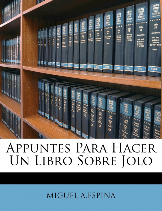 Appuntes Para Hacer Un Libro Sobre Jolo