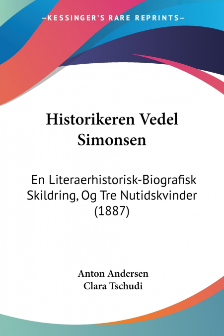 Historikeren Vedel Simonsen
