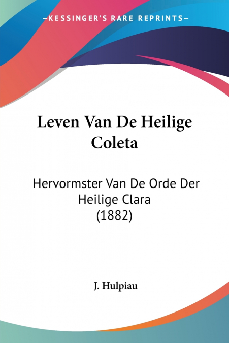 Leven Van De Heilige Coleta