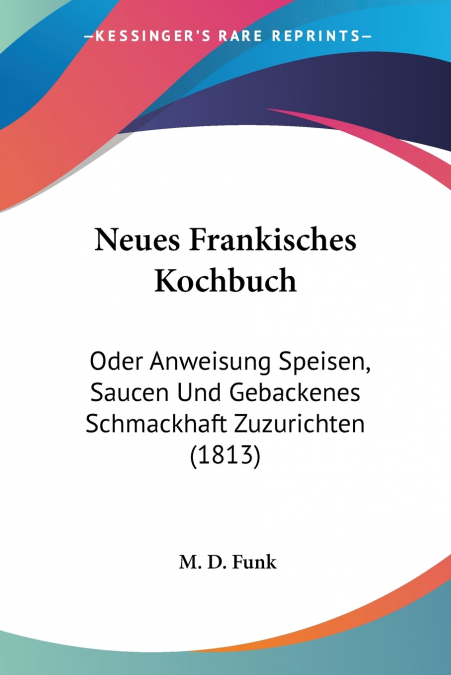 Neues Frankisches Kochbuch