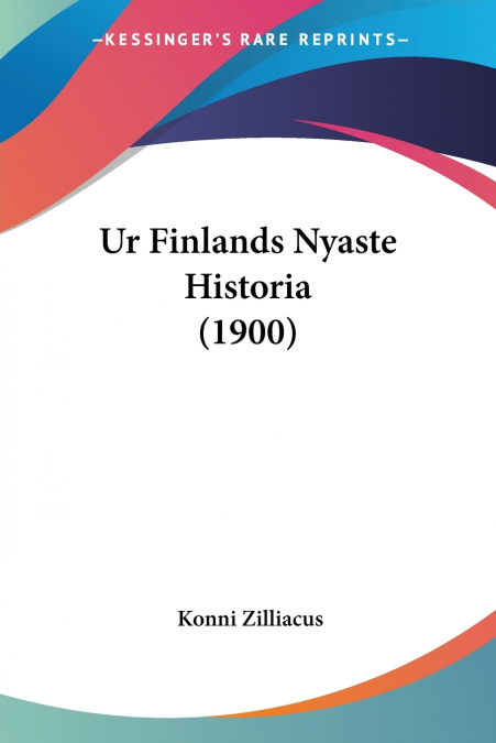 Ur Finlands Nyaste Historia (1900)