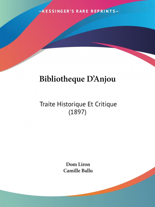 Bibliotheque D’Anjou