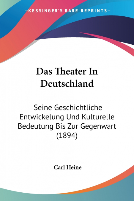 Das Theater In Deutschland