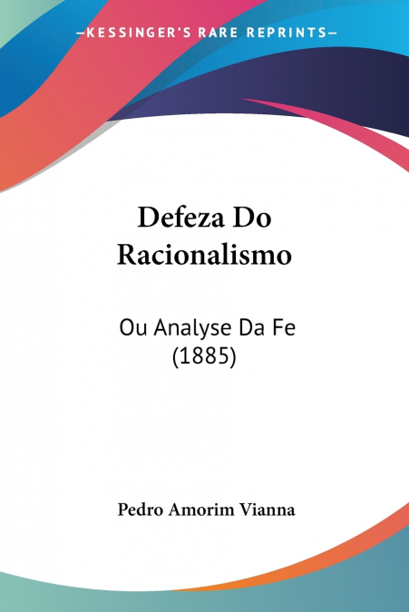 Defeza Do Racionalismo