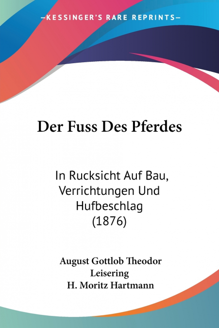 Der Fuss Des Pferdes