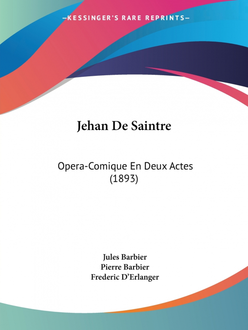 Jehan De Saintre