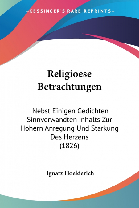 Religioese Betrachtungen