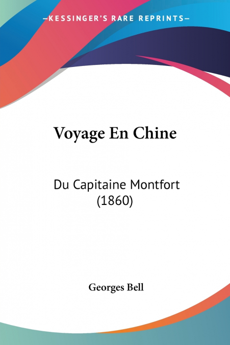 Voyage En Chine