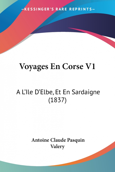 Voyages En Corse V1