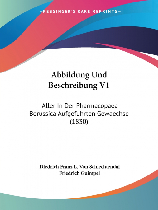 Abbildung Und Beschreibung V1