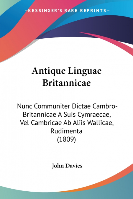 Antique Linguae Britannicae