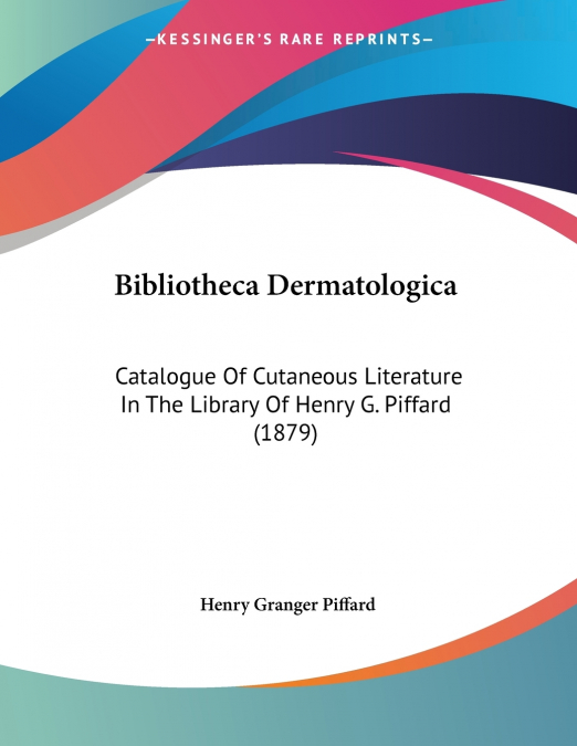 Bibliotheca Dermatologica