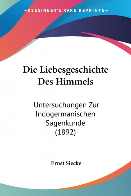 Die Liebesgeschichte Des Himmels