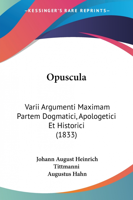 Opuscula