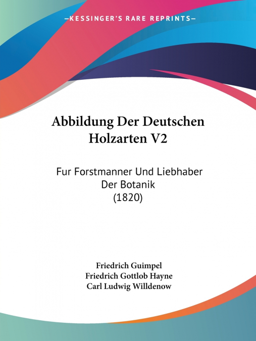 Abbildung Der Deutschen Holzarten V2