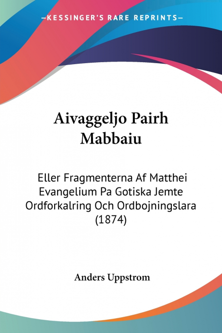 Aivaggeljo Pairh Mabbaiu