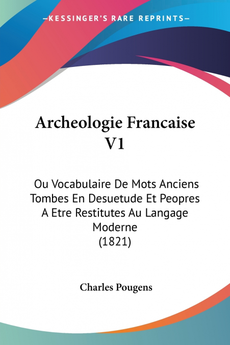 Archeologie Francaise V1