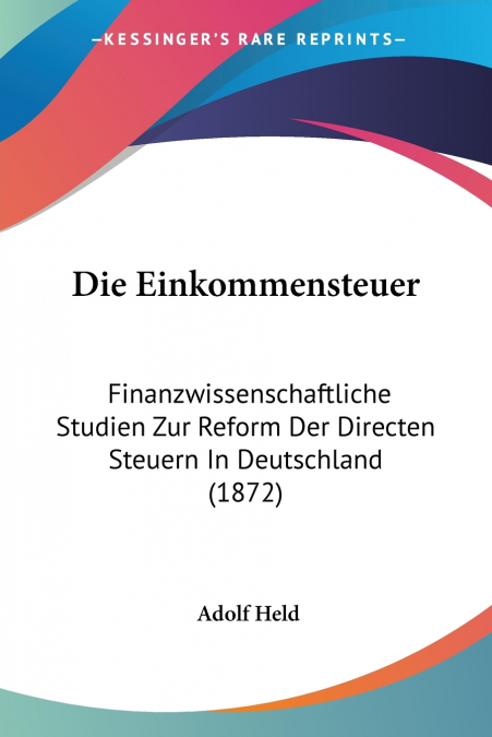 Die Einkommensteuer