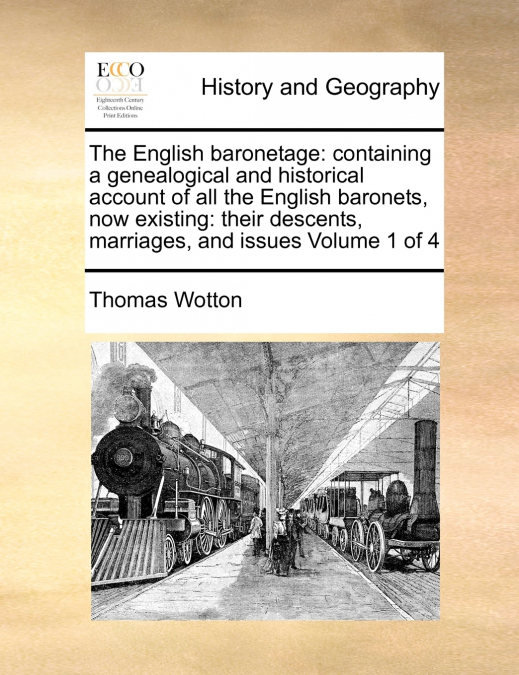 The English baronetage