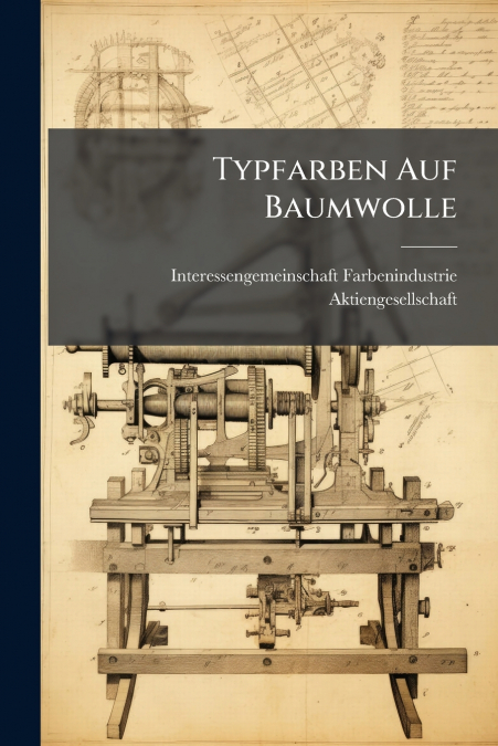 Typfarben Auf Baumwolle