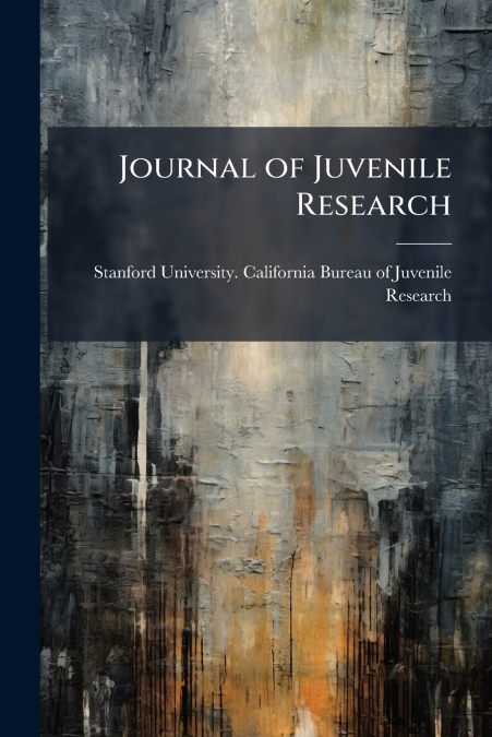 Journal of Juvenile Research