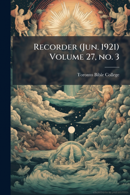 Recorder (Jun. 1921) Volume 27, no. 3