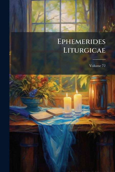 Ephemerides Liturgicae; Volume 72