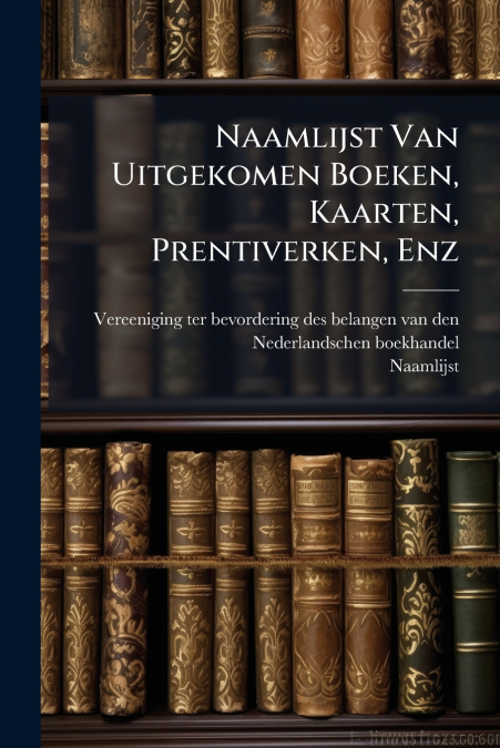 Naamlijst Van Uitgekomen Boeken, Kaarten, Prentiverken, Enz