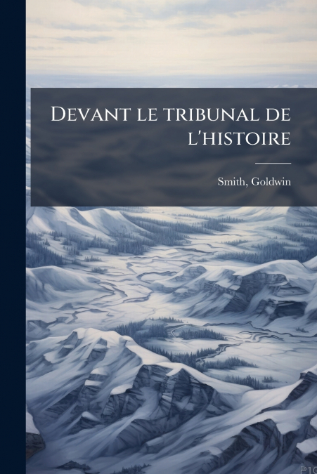 Devant le tribunal de l’histoire